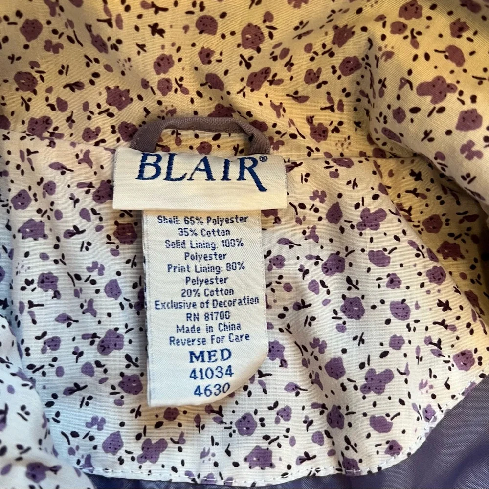 Blair- Lilac Purple Spring Jacket- Medium - Picture 2 of 9